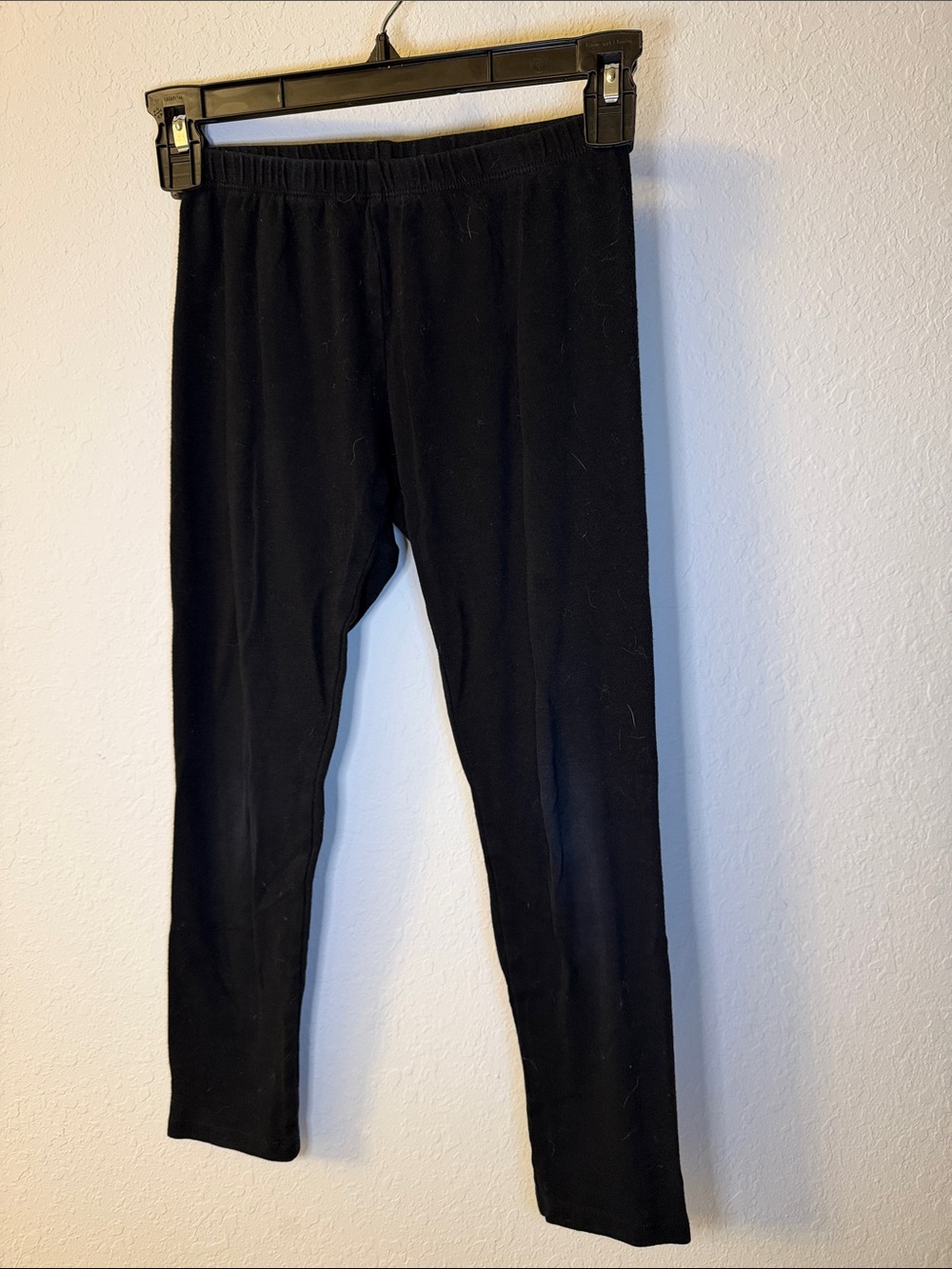 Classic Black Kids Stretch Knit Leggings
